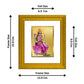 DIVINITI Aadi Lakshmi Gold Plated Wall Photo Frame| DG Frame 101 Wall Photo Frame and 24K Gold Plated Foil| Religious Photo Frame Idol For Prayer, Gifts Items (15.5CMX13.5CM)