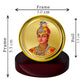 Diviniti 24K Gold Plated Guru Harkrishan Frame For Car Dashboard, Home Decor, Table (5.5 x 5.0 CM)