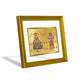 Diviniti 24K Gold Plated Unnamalai Annamalai Photo Frame For Home Decor, Wall Hanging, Table Decor (20.8 x 16.7 CM)