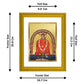 DIVINITI Ganesha Gold Plated Wall Photo Frame| DG Frame 101 Size 2 Photo Frame and 24K Gold Plated Foil| Religious Photo Frame Idol For Gifts Items (20.8CMX16.7CM)