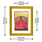 DIVINITI Ganesha Gold Plated Wall Photo Frame| DG Frame 101 Size 2 Wall Photo Frame and 24K Gold Plated Foil| Religious Photo Frame Idol For Gifts Items (20.8CMX16.7CM)