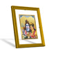 Diviniti 24K Gold Plated Shiva Parvati Photo Frame For Home Decor, Table Top, Wall Decor, Gift (20.8 x 16.7 CM)