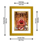 Diviniti 24K Gold Plated Salasar Balaji Photo Frame For Home Decor, Table, Wall Hanging, Festival Gift (20.8 x 16.7 CM)