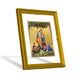 Diviniti 24K Gold Plated Radha Krishna Photo Frame For Home Decor, Table, Wall Decor, Puja Room, Gift (20.8 x 16.7 CM)