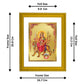 Diviniti 24K Gold Plated Siddhidatri Mata Photo Frame For Home Decor, Wall Hanging, Table, Puja Room (20.8 x 16.7 CM)