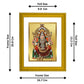 DIVINITI Samayapuram Mariamman Gold Plated Wall Photo Frame| DG Frame 101 Size 2 Wall Photo Frame and 24K Gold Plated Foil| Religious Photo Frame Idol For Prayer, Gifts Items (20.8CMX16.7CM)