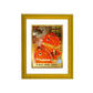 DIVINITI Hinglaj Mata Gold Plated Wall Photo Frame| DG Frame 101 Size 2 Wall Photo Frame and 24K Gold Plated Foil| Religious Photo Frame Idol For Prayer, Gifts Items (20.8CMX16.7CM)