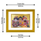 DIVINITI Jagannath-2 Gold Plated Wall Photo Frame| DG Frame 101 Size 2 Wall Photo Frame and 24K Gold Plated Foil| Religious Photo Frame For Prayer (20.8CMX16.7CM)