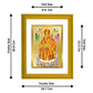 DIVINITI Lady of Health Gold Plated Wall Photo Frame| DG Frame 101 Size 2 Wall Photo Frame and 24K Gold Plated Foil| Religious Photo Frame Idol For Prayer, Gifts Items (20.8CMX16.7CM)