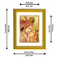 Diviniti 24K Gold Plated Radha Krishna Photo Frame For Home Decor, Wall Hanging, Table, Puja, Gift (20.8 x 16.7 CM)