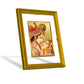 Diviniti 24K Gold Plated Radha Krishna Photo Frame For Home Decor, Wall Hanging, Table, Puja, Gift (20.8 x 16.7 CM)