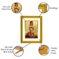 DIVINITI Krishna-1 Gold Plated Wall Photo Frame| DG Frame 101 Size 2 Wall Photo Frame and 24K Gold Plated Foil| Religious Photo Frame s (20.8CMX16.7CM)