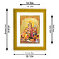 DIVINITI Ganesha SidePose 24K Gold Plated Wall Photo Frame| DG Frame 101 Size 2 Wall Photo Frame, Religious Photo Frame, Gifts Items (20.8CMX16.7CM)