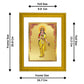 DIVINITI Brahmacharini Mata Gold Plated Wall Photo Frame| DG Frame 101 Size 2 Wall Photo Frame and 24K Gold Plated Foil| Religious Photo Frame Idol For Prayer, Gifts Items (20.8CMX16.7CM)