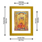 DIVINITI Maa Chintpurni Gold Plated Wall Photo Frame| DG Frame 101 Size 2 Wall Photo Frame and 24K Gold Plated Foil, Gifts Items (20.8CMX16.7CM)