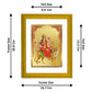 DIVINITI Chandraghanta Mata Gold Plated Wall Photo Frame| DG Frame 101 Size 2 Wall Photo Frame and 24K Gold Plated Foil, Gifts Items (20.8CMX16.7CM)