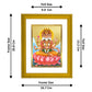 DIVINITI Brahma Gold Plated Wall Photo Frame| DG Frame 101 Size 2 Wall Photo Frame and 24K Gold Plated Foil| Religious Photo Frame Idol For Prayer, Gifts Items (20.8CMX16.7CM)