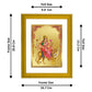 DIVINITI KUSHMANDA MATA Gold Plated Wall Photo Frame| DG Frame 101 Size 2 Wall Photo Frame and 24K Gold Plated Foil| Religious Photo Frame Idol For Prayer, Gifts Items (20.8CMX16.7CM)