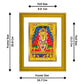 DIVINITI Ashapura Mata Gold Plated Wall Photo Frame| DG Frame 101 Size 2 Wall Photo Frame and 24K Gold Plated Foil| Religious Photo Frame Idol For Prayer, Gifts Items (20.8CMX16.7CM)