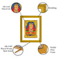 DIVINITI Ashapura Mata Gold Plated Wall Photo Frame| DG Frame 101 Size 2 Wall Photo Frame and 24K Gold Plated Foil| Religious Photo Frame Idol For Prayer, Gifts Items (20.8CMX16.7CM)