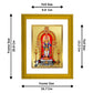 DIVINITI Raja Alangaram Gold Plated Wall Photo Frame| DG Frame 101 Size 2 Wall Photo Frame and 24K Gold Plated Foil| Religious Photo Frame Idol For Prayer, Gifts Items (20.8CMX16.7CM)