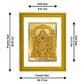 Diviniti 24K Gold Plated Tirupati Balaji Photo Frame For Home Decor, Wall Hanging, Table, Puja Room (20.8 x 16.7 CM)