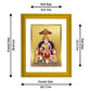 DIVINITI Agrasen Maharaj Gold Plated Wall Photo Frame| DG Frame 101 Size 2 Wall Photo Frame and 24K Gold Plated Foil| Religious Photo Frame Idol For Prayer, Gifts Items (20.8CMX16.7CM)