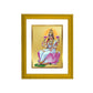 DIVINITI Aishwarya Lakshmi Gold Plated Wall Photo Frame| DG Frame 101 Size 2 Wall Photo Frame and 24K Gold Plated Foil| Religious Photo Frame Idol For Prayer, Gifts Items (20.8CMX16.7CM)