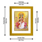 DIVINITI Maa Gayatri 24K Gold Plated Wall Photo Frame| DG Frame 101 Size 2 Wall Photo Frame, Gifts Items (20.8CMX16.7CM)