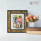 Diviniti Customized Gold Plated Wall Photo Frame| DG Frame 113 Size 2 and 24K Gold Plated Foil| Personalized Gifts for All Occasions