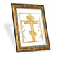 Diviniti 24K Gold Plated Christ Wall Hanging for Home| Photo Frame For Wall Decoration| DG Size 3 Wall Photo Frame For Home Decor, Living Room, Hall, Guest Room