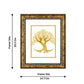 Diviniti 24K Gold Plated Tree of Life Wall Hanging for Home| Photo Frame For Wall Decoration| DG Size 3 Wall Photo Frame For Home Decor, Living Room, Hall, Guest Room