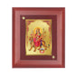 Diviniti 24K Gold Plated Durga Ji Photo Frame For Home Decor, Wall Decor, Table Tops, Puja Room, Gift (16 x 13 CM)