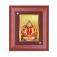 Diviniti 24K Gold Plated Siddhivinayak Photo Frame For Home Decor, Wall Decor, Table Tops, Puja, Gift (16 x 13 CM)