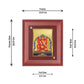 Diviniti 24K Gold Plated Varadvinayak Photo Frame For Home Decor Showpiece, Wall Hanging, Table Tops (16 x 13 CM)