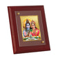 Diviniti 24K Gold Plated Shiv Parvati Photo Frame For Home Decor, Wall Decor, Table Tops, Puja Room (16 x 13 CM)