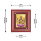 Diviniti Santan Lakshmi gold-plated Wall Photo Frame, Table Decor| MDF 1 Wooden Photo Frame with 24K gold-plated Foil| Religious Photo Frame Idol For Prayer, Gifts Items