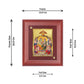 Diviniti 24K Gold Plated Ram Darbar Photo Frame For Home Decor, Wall, Table Tops, Festival Gift (16 x 13 CM)