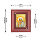 Diviniti 24K Gold Plated Sai Baba Photo Frame For Home Wall Decor, Prayer, Table Tops, Gift (16 x 13 CM)