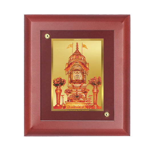 Diviniti 24K Gold Plated Rani Sati Photo Frame For Home Decor, Wall Decor, Table, Gift (16 x 13 CM)