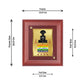 Diviniti 24K Gold Plated Parshvanatha & Namokar Mantra Photo Frame For Home Wall Decor, Table Tops, Gift (16 x 13 CM)