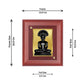 Diviniti 24K Gold Plated Parshvanatha Photo Frame For Home Wall Decor, Table Tops, Festival Gift (16 x 13 CM)