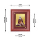 Diviniti 24K Gold Plated Pambanswamigal Photo Frame For Home Decor, Wall Hanging, Table Tops (16 x 13 CM)