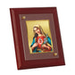 Diviniti 24K Gold Plated Mother Mary Photo Frame For Home Decor, Wall Decor, Table, Festival Gift (16 x 13 CM)