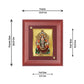 Diviniti 24K Gold Plated Karumariamman Photo Frame For Home Decor, Wall Decor, Table Tops, Gift (16 x 13 CM)