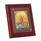 Diviniti 24K Gold Plated Lakshmi Ganesha Saraswati Photo Frame For Home Decor, Wall Hanging, Table, Puja (16 x 13 CM)