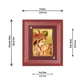 Diviniti 24K Gold Plated Radha Krishna Photo Frame For Home Wall Decor, Table, Puja, Gift (16 x 13 CM)