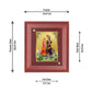 Diviniti 24K Gold Plated Radha Krishna Photo Frame For Home Decor, Wall Hanging, Puja Room, Gift (16 x 13 CM)