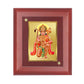 Diviniti 24K Gold Plated Hanuman Ji Photo Frame For Home Decor, Wall Decor, Table, Puja, Gift (16 x 13 CM)