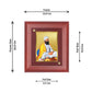 Diviniti 24K Gold Plated Guru Tegh Bahadur Ji Photo Frame For Home Decor, Wall Decor, Table Top (16 x 13 CM)